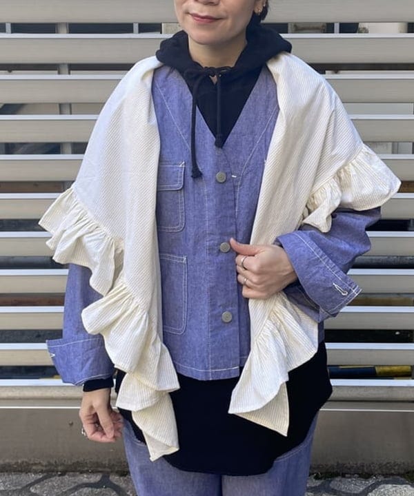 コウリキ　マミさんの「BEAMS WOMEN｜ストレート ランチパンツ」を使ったコーディネート