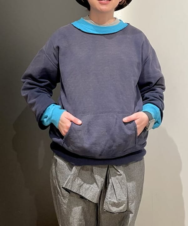 みかみさんの「BEAMS WOMEN｜シャンブレー ステンシル オールインワン」を使ったコーディネート