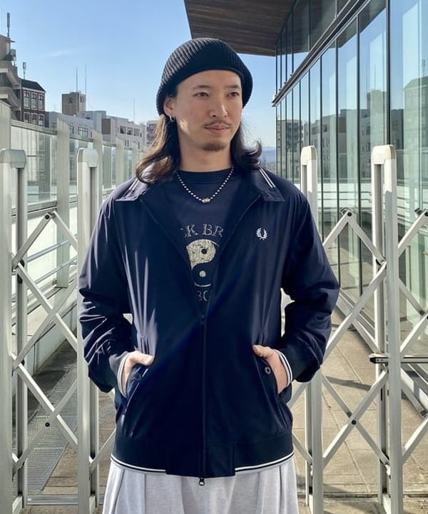 植木 竜也さんの「BEAMS WOMEN｜【別注】FRED PERRY / ハリントンジャケット 25SS」を使ったコーディネート