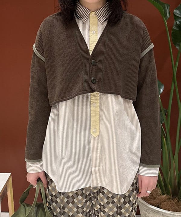 クロサワさんの「BEAMS WOMEN｜ポリエステル ジャカード パンツ」を使ったコーディネート