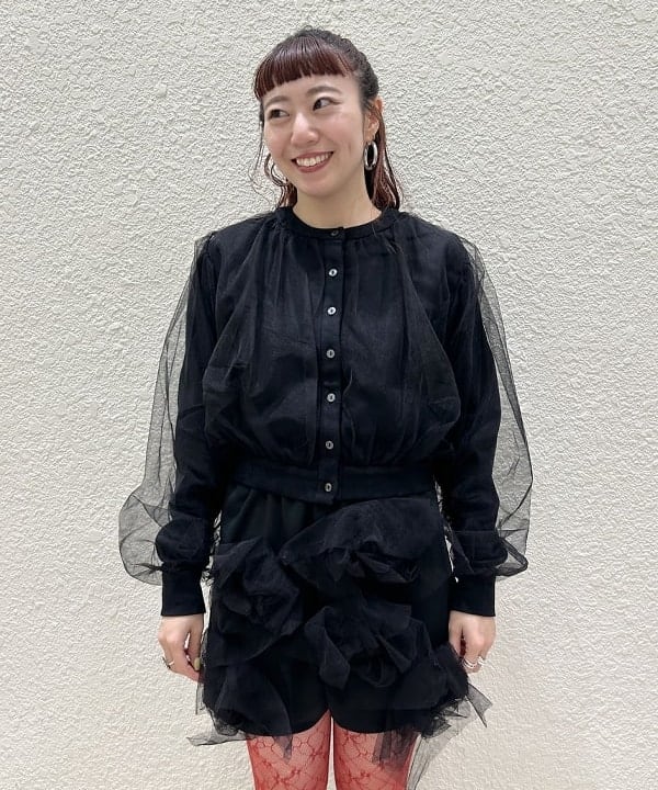 庭野 優紀さんの「BEAMS WOMEN｜アーム ギャザー MA-1 ブルゾン」を使ったコーディネート