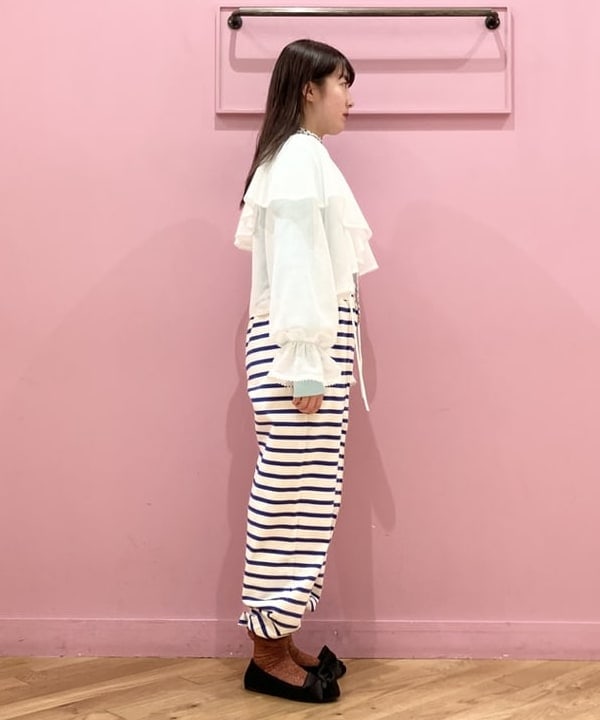 晶さんの「BEAMS WOMEN｜【別注】athletic wear MASON / スマイル ロングスリーブT」を使ったコーディネート
