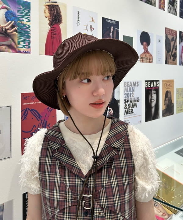 Hazukiさんの「BEAMS WOMEN｜フリンジ ハーフスリーブ トップス」を使ったコーディネート