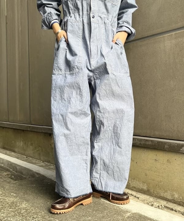 ミナミマリコさんの「BEAMS WOMEN｜BEAMS BOY / フライス 1cm ボーダー」を使ったコーディネート