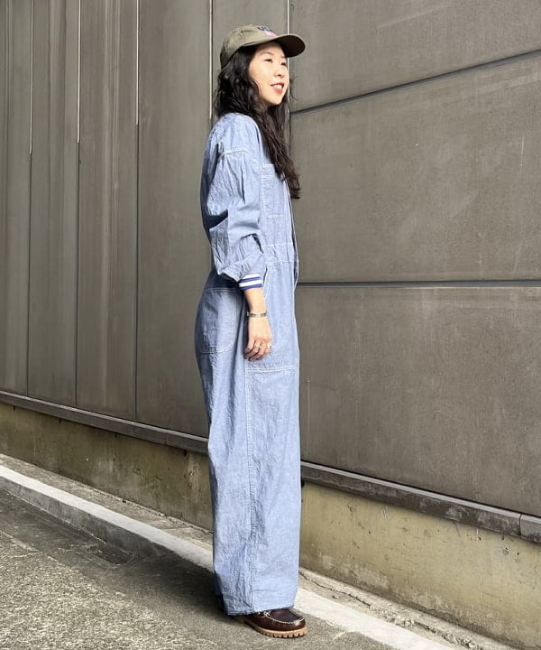 ミナミマリコさんの「BEAMS WOMEN｜BEAMS BOY / フライス 1cm ボーダー」を使ったコーディネート