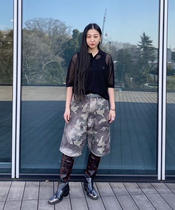 ayaさんの「BEAMS WOMEN｜スター ベルト」を使ったコーディネート