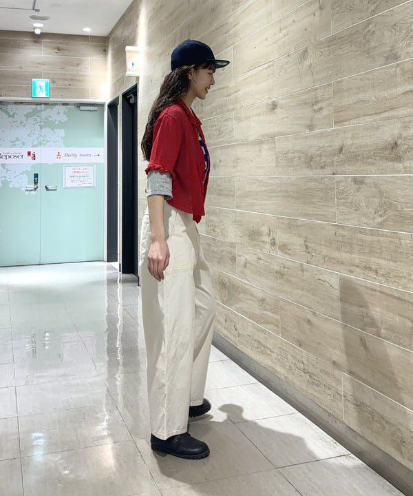 み　う　ちさんの「BEAMS WOMEN｜ストレート ランチパンツ」を使ったコーディネート