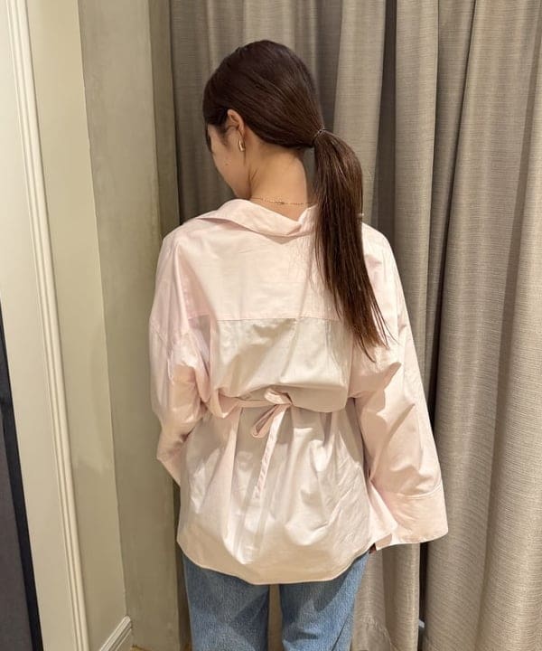 YUIさんの「BEAMS WOMEN｜AK+1 / ワイドカフス シャツ」を使ったコーディネート