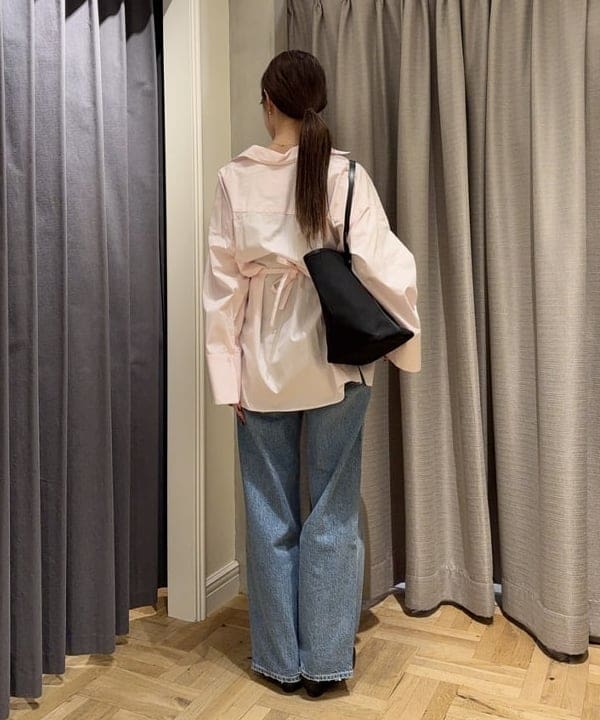 YUIさんの「BEAMS WOMEN｜AK+1 / ワイドカフス シャツ」を使ったコーディネート