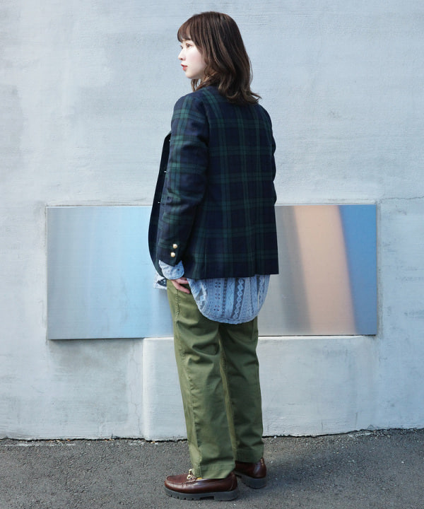 Joさんの「BEAMS WOMEN｜BEAMS BOY / ポリエステル ウール 3ボタン ブレザー」を使ったコーディネート