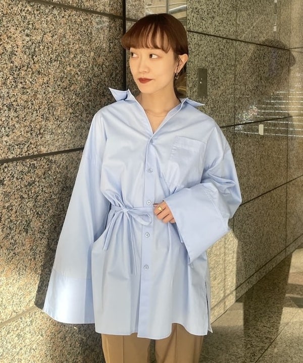 多田 日奈子さんの「BEAMS WOMEN｜AK+1 / ストレッチ パンツ」を使ったコーディネート