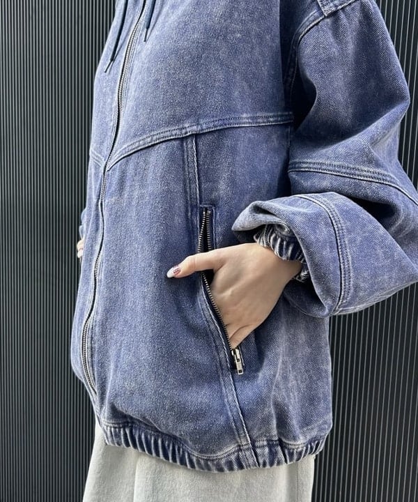 Hazukiさんの「BEAMS WOMEN｜5ポケット クウォーターレングス ワイドデニム」を使ったコーディネート