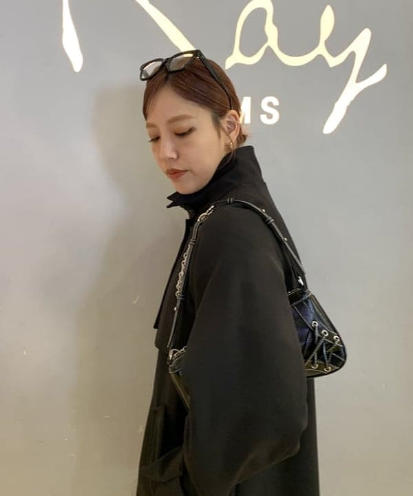 れいなさんの「BEAMS WOMEN｜レース アップ ミニ バッグ」を使ったコーディネート