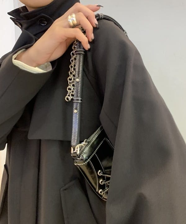 れいなさんの「BEAMS WOMEN｜レース アップ ミニ バッグ」を使ったコーディネート