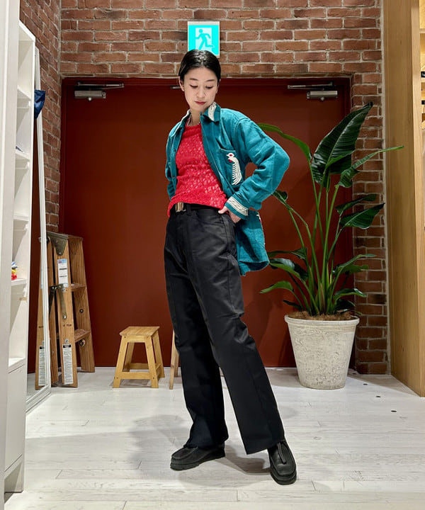 marieさんの「BEAMS WOMEN｜ストレッチレース クルーネック Tシャツ」を使ったコーディネート