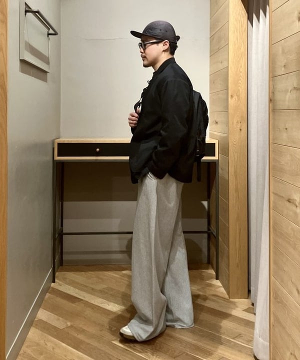 くりちゃんさんの「BEAMS WOMEN｜【別注】Champion / リバースウィーブ（R）ワイドパンツ」を使ったコーディネート