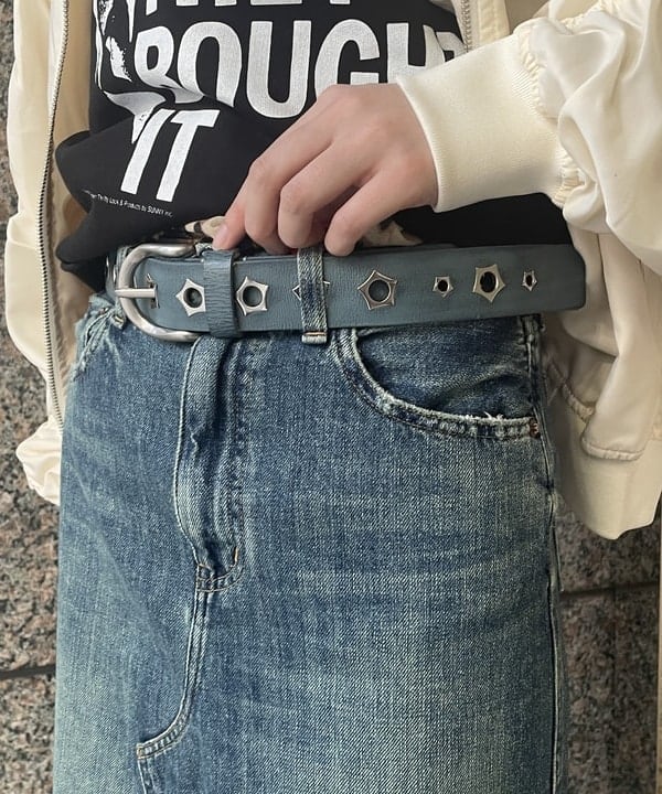 加歩さんの「BEAMS WOMEN｜スター ベルト」を使ったコーディネート