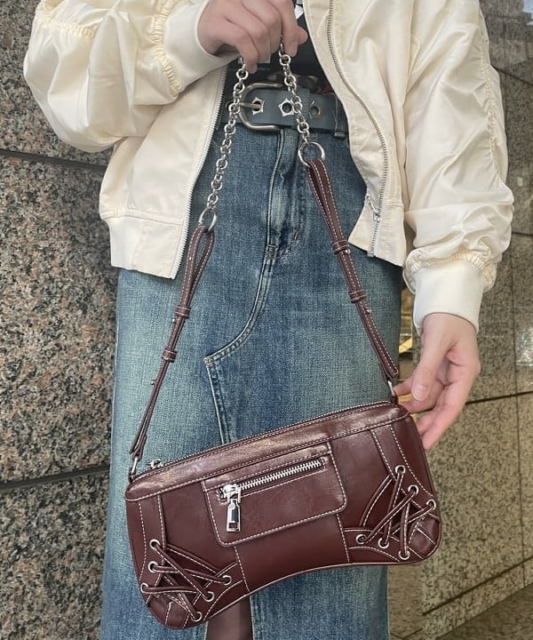 加歩さんの「BEAMS WOMEN｜スター ベルト」を使ったコーディネート