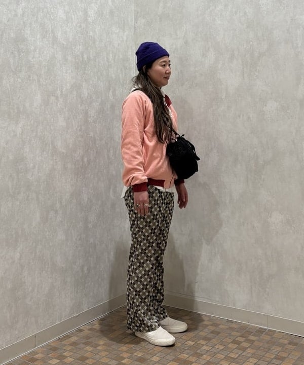 サイトウ　トモミさんの「BEAMS WOMEN｜ポリエステル ジャカード パンツ」を使ったコーディネート
