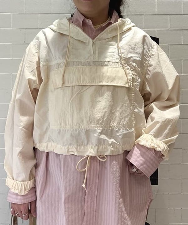 kawaiさんの「BEAMS WOMEN｜ドビー ストライプ ビッグ ボタンダウン シャツ」を使ったコーディネート