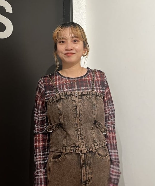 Ito_ririkaさんの「BEAMS WOMEN｜オーバーダイ デニム パンツ」を使ったコーディネート