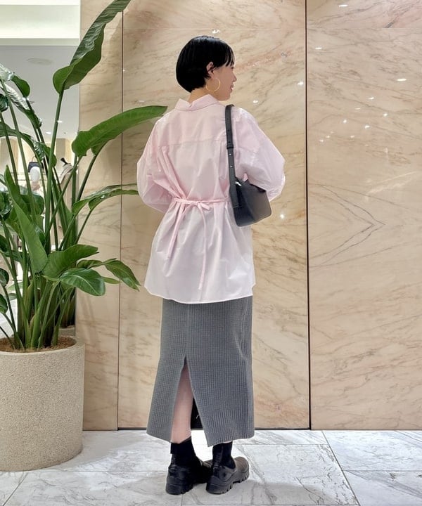 ゆうかさんの「BEAMS WOMEN｜AK+1 / ワッフルニット スカート」を使ったコーディネート