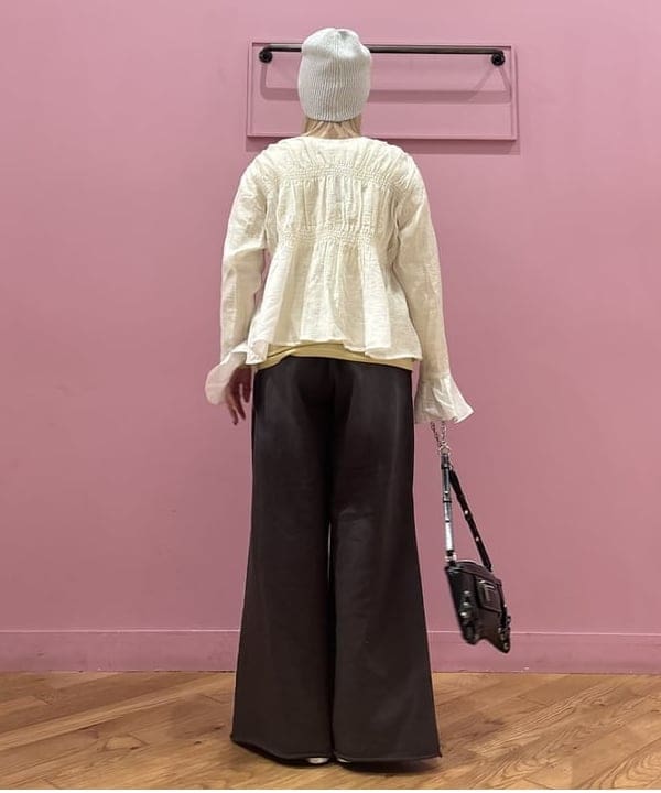ここあさんの「BEAMS WOMEN｜レース アップ ミニ バッグ」を使ったコーディネート