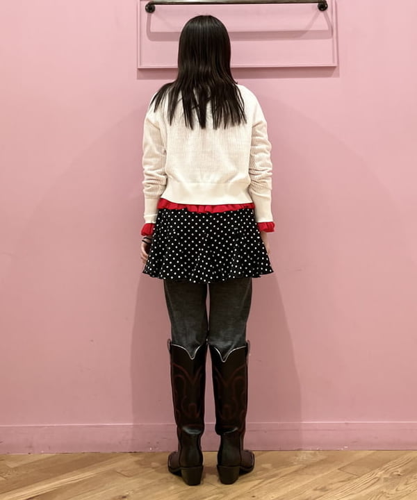 晶さんの「BEAMS WOMEN｜【別注】FRED PERRY / KNITTED CARDIGAN」を使ったコーディネート