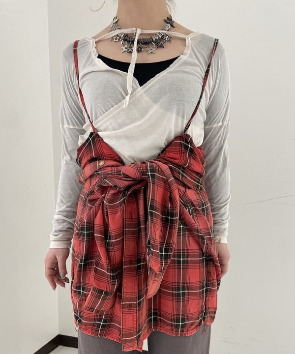 竹村 澄玲さんの「BEAMS WOMEN｜maturely / ヘム カットオフ フレア ジャージー」を使ったコーディネート