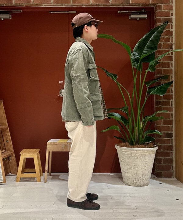 戸次 裕星さんの「BEAMS WOMEN｜ダブルフェイス チェック オープンカラー ボタンダウン シャツ」を使ったコーディネート