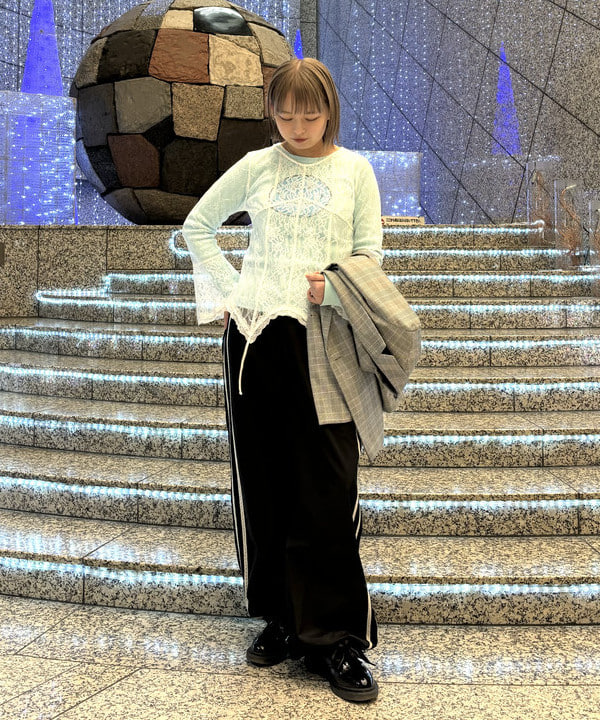 あすかさんの「BEAMS WOMEN｜チェック 4ボタン ダブル ジャケット」を使ったコーディネート