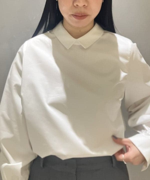 OSUMIさんの「BEAMS WOMEN｜グログラン カラー ブラウス」を使ったコーディネート