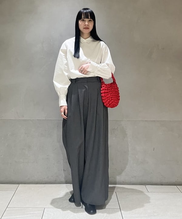 OSUMIさんの「BEAMS WOMEN｜グログラン カラー ブラウス」を使ったコーディネート