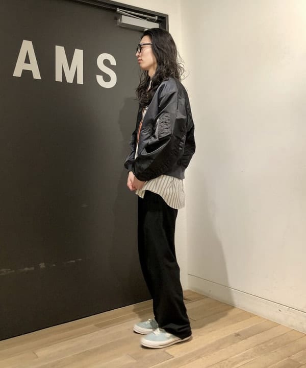 高橋 遼太さんの「BEAMS WOMEN｜【別注】LACOSTE / ストライプ ロングスリーブシャツ」を使ったコーディネート