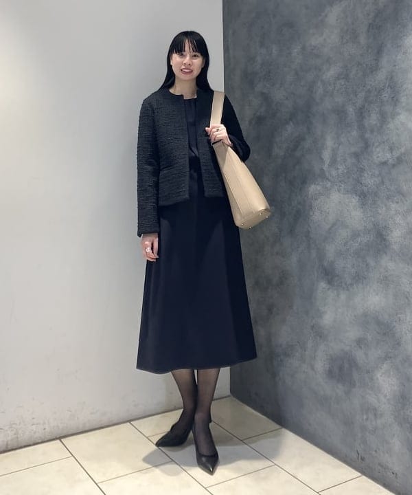 OSUMIさんの「BEAMS WOMEN｜トリアセ フロントタック ワンピース＊」を使ったコーディネート