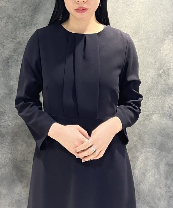 OSUMIさんの「BEAMS WOMEN｜トリアセ フロントタック ワンピース＊」を使ったコーディネート