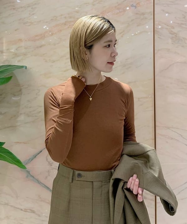 AONO SHIKAMAさんの「BEAMS WOMEN｜AURALEE / BLUEFACED WOOL JACKET」を使ったコーディネート