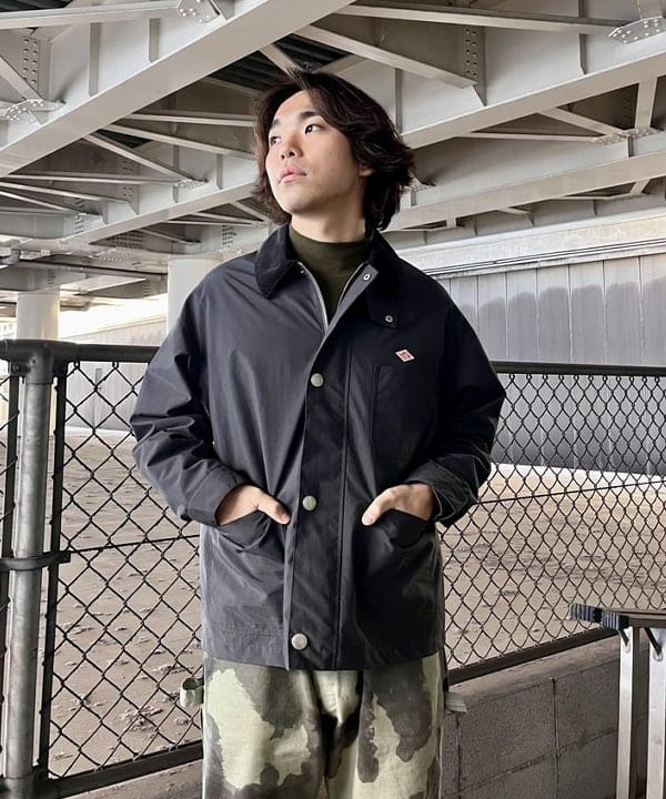 槙山 賢斗さんの「BEAMS WOMEN｜DANTON / ナイロン カバーオールジャケット」を使ったコーディネート