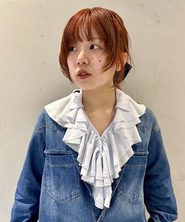 ナツハさんの「BEAMS WOMEN｜maturely / デニム リペア チェーン バッグ」を使ったコーディネート