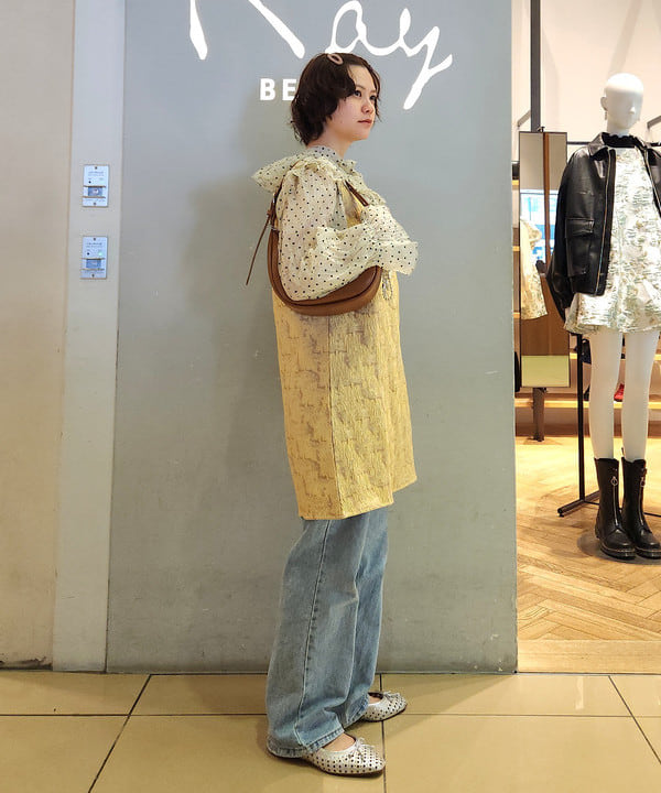 saori KATOさんの「BEAMS WOMEN｜パンチング バレエ シューズ」を使ったコーディネート