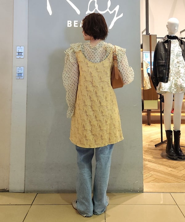 saori KATOさんの「BEAMS WOMEN｜パンチング バレエ シューズ」を使ったコーディネート