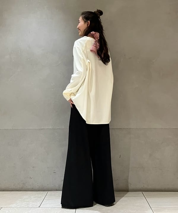 nodokaさんの「BEAMS WOMEN｜ポプリン 2タックパンツ」を使ったコーディネート