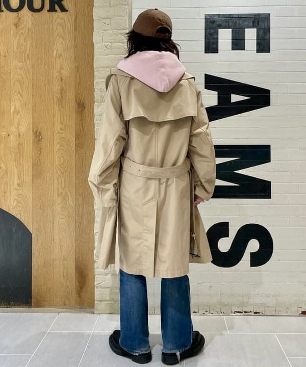笠井 祐希さんの「BEAMS WOMEN｜maturely / メモリー トレンチ オーバーコート」を使ったコーディネート