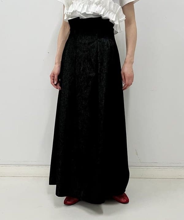 kigoさんの「BEAMS WOMEN｜RBS / ギャザー フリル Tシャツ」を使ったコーディネート
