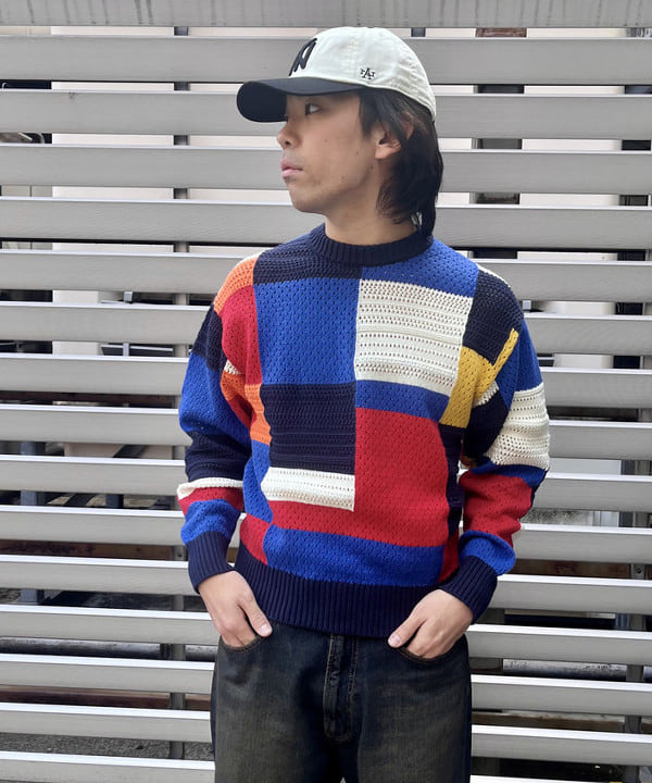 槙山 賢斗さんの「BEAMS WOMEN｜クレイジークルーネック ニット」を使ったコーディネート
