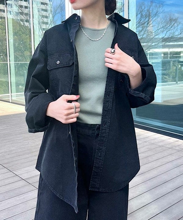 shibataさんの「BEAMS WOMEN｜コットン 16ゲージ ノースリーブ プルオーバー」を使ったコーディネート