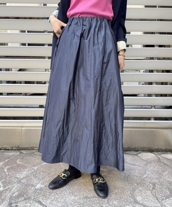 YUIさんの「BEAMS WOMEN｜ドライギャバジン ６ボタン ダブルジャケット」を使ったコーディネート