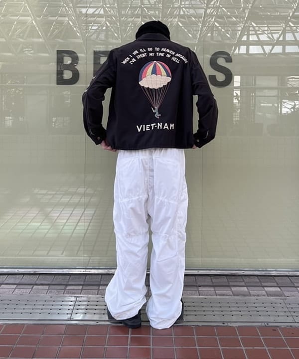 Sunnyさんの「テーラー東洋 / Mid 1960s Style Cotton Rayon Vietnam Jacket」を使ったコーディネート