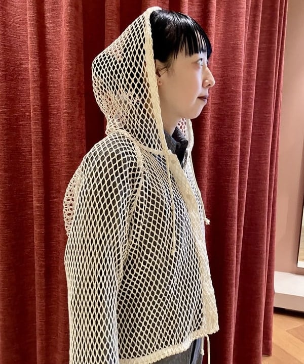 すぎやま えみさんの「ビッグ メッシュ フーディー」を使ったコーディネート