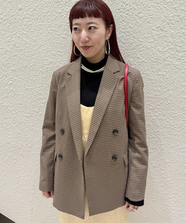 庭野 優紀さんの「BEAMS BOY / パールチョーカー セット」を使ったコーディネート